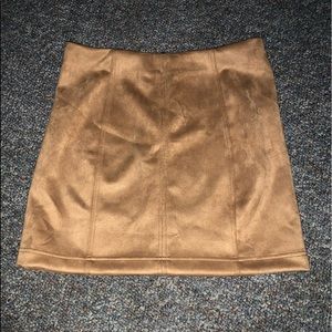 NWT Suede Shinestar Mini Skirt